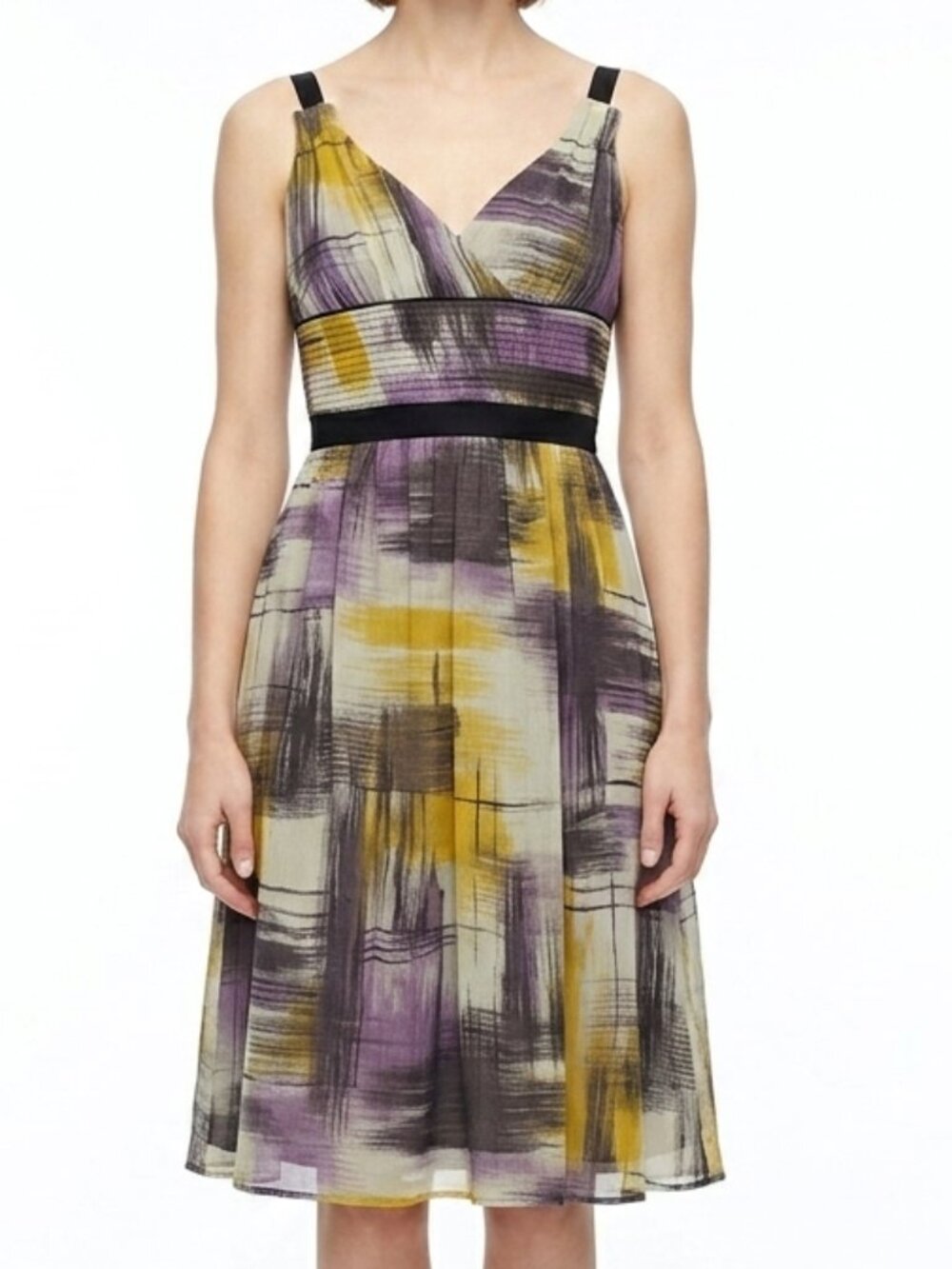 Jacob Silk Chiffon Cocktail Dress- Sz. 1/2